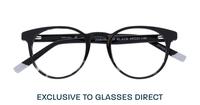 Black Perri Kiely x LR ZEROSEVEN Round Glasses - Flat-lay
