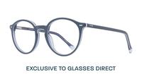 Grey Perri Kiely x LR ZEROTHREE Round Glasses - Angle