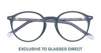 Grey Perri Kiely x LR ZEROTHREE Round Glasses - Flat-lay