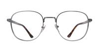 Gunmetal Persol PO1007V Oval Glasses - Front