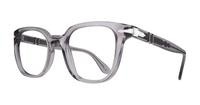 Transparent Grey Persol PO3263V Square Glasses - Angle