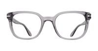 Transparent Grey Persol PO3263V Square Glasses - Front