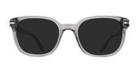 Transparent Grey Persol PO3263V Square Glasses - Sun