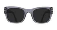 Transparent Grey Persol PO3297V Rectangle Glasses - Sun