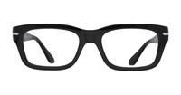 Black Persol PO3301V Rectangle Glasses - Front