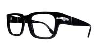 Black Persol PO3315V Rectangle Glasses - Angle