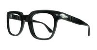 Black Persol PO3325V Oval Glasses - Angle