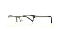 Gunmetal Peter Werth 28PW001 Oval Glasses - Angle