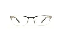 Gunmetal Peter Werth 28PW001 Oval Glasses - Front
