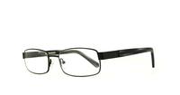 Matt Black Peter Werth 28PW003 Rectangle Glasses - Angle