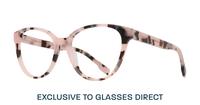 Pink Havana Pink Ribbon Primrose Cat-eye Glasses - Angle