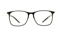Matt Black Polaroid D501 Round Glasses - Front