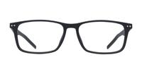 Matte Black Polaroid PLD D310 Rectangle Glasses - Front