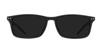 Matte Black Polaroid PLD D310 Rectangle Glasses - Sun