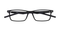 Matte Black Polaroid PLD D336 Rectangle Glasses - Flat-lay
