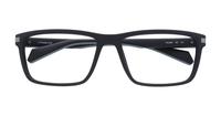 Matte Black Polaroid PLD D354 Rectangle Glasses - Flat-lay