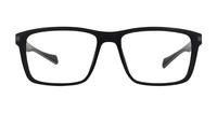 Matte Black Polaroid PLD D354 Rectangle Glasses - Front