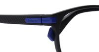 Matte Blue / Black Polaroid PLD D417 Rectangle Glasses - Detail