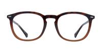 Havana Brown Polaroid PLD D431/F Oval Glasses - Front