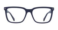 Matte Blue Polaroid PLD D436 Square Glasses - Front