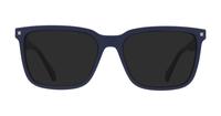 Matte Blue Polaroid PLD D436 Square Glasses - Sun