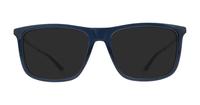 Blue Polaroid PLD D497 Rectangle Glasses - Sun