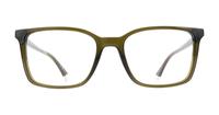 Olive Polaroid PLD D499 Rectangle Glasses - Front