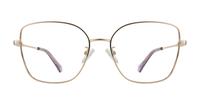 Gold Copper Polaroid PLD D521/G Cat-eye Glasses - Front