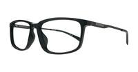 Black Polaroid PLD D535/G Rectangle Glasses - Angle