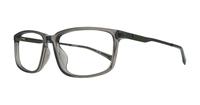 Grey Polaroid PLD D535/G Rectangle Glasses - Angle