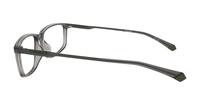 Grey Polaroid PLD D535/G Rectangle Glasses - Side