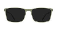 Green Police Kick Off 1 Rectangle Glasses - Sun