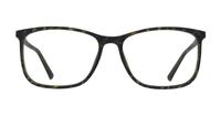 Green Police Perception 5 Rectangle Glasses - Front