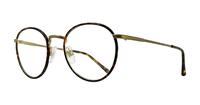 Aged Bronze Polo Ralph Lauren PH1153J Round Glasses - Angle