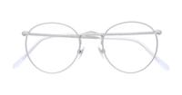 Brushed Silver Polo Ralph Lauren PH1179 Round Glasses - Flat-lay