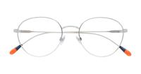 Shiny Silver Polo Ralph Lauren PH1208 Oval Glasses - Flat-lay