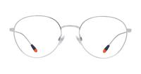 Shiny Silver Polo Ralph Lauren PH1208 Oval Glasses - Front