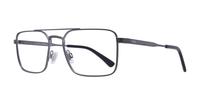 Shiny Dark Gunmetal Polo Ralph Lauren PH1216 Rectangle Glasses - Angle