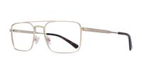 Shiny Pale Gold Polo Ralph Lauren PH1216 Rectangle Glasses - Angle
