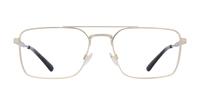 Shiny Pale Gold Polo Ralph Lauren PH1216 Rectangle Glasses - Front
