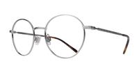 Brushed Silver Polo Ralph Lauren PH1217 Round Glasses - Angle