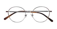 Brushed Silver Polo Ralph Lauren PH1217 Round Glasses - Flat-lay