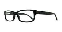 Shiny Black Polo Ralph Lauren PH2065 Rectangle Glasses - Angle