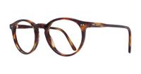 Shiny Dark Havana Polo Ralph Lauren PH2083-48 Round Glasses - Angle