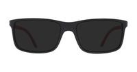 Matte Black Polo Ralph Lauren PH2126-53 Rectangle Glasses - Sun
