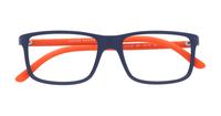 Matte Navy Blue Polo Ralph Lauren PH2126-53 Rectangle Glasses - Flat-lay