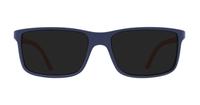 Matte Navy Blue Polo Ralph Lauren PH2126-53 Rectangle Glasses - Sun
