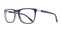 Shiny Navy Blue Polo Ralph Lauren PH2226 Oval Glasses - Angle