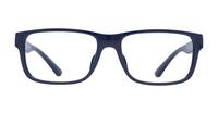 Shiny Navy Blue Polo Ralph Lauren PH2237U Oval Glasses - Front