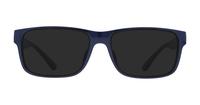 Shiny Navy Blue Polo Ralph Lauren PH2237U Oval Glasses - Sun